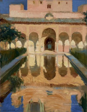  Sorolla Painting - Hall of the Ambassadors Alhambra Granada GTY painter Joaquin Sorolla